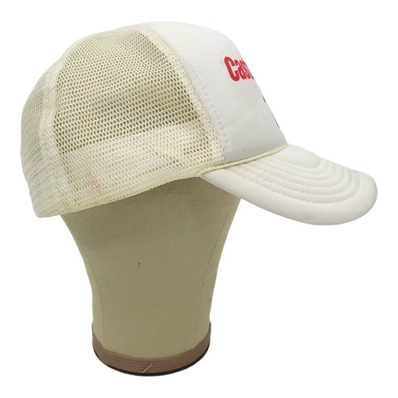 Vintage Headmost Castrol GTX Racing Mesh Snapback Trucker Hat Baseball Cap Foam - Picture 10 of 16